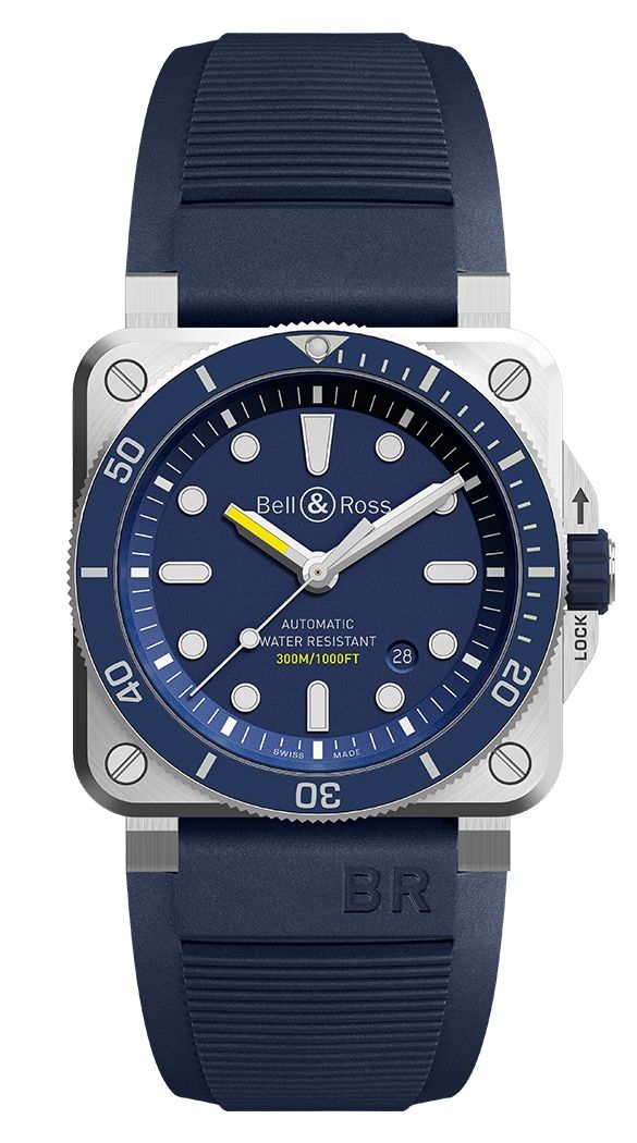 Bell & Ross BR 03-92 Diver Stainless Steel / Blue