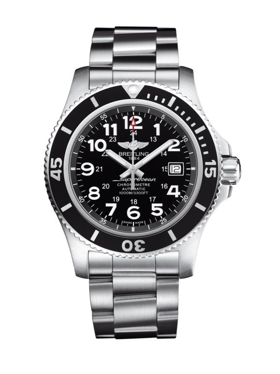 Breitling Superocean II 44 Stainless Steel / Black / Volcano Black / Bracelet
