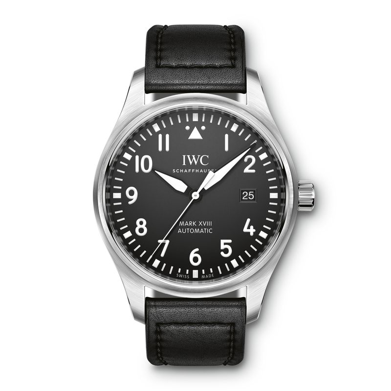 IWC Schaffhausen Pilot's Watch Mark XVIII Stainless Steel / Black