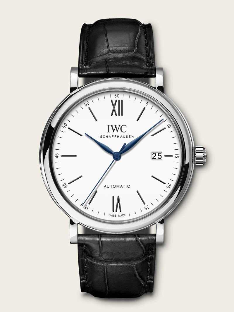 IWC Schaffhausen Portofino Automatic 150 Years Stainless Steel / White