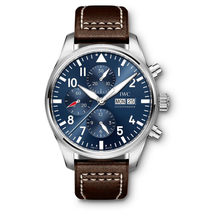 IWC Schaffhausen Pilot's Watch Chronograph Stainless Steel / Le Petit Prince
