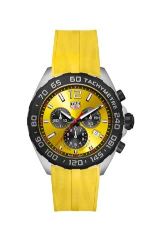 TAG Heuer Formula 1 Quartz Chronograph Stainless Steel / Yellow