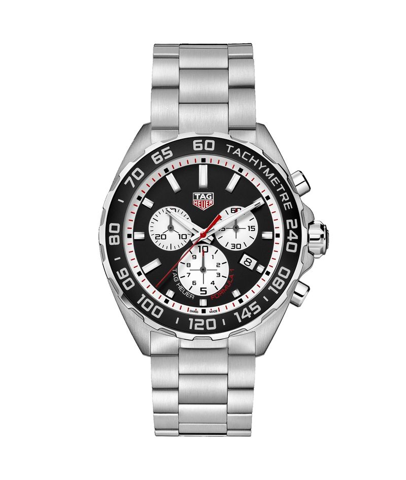 TAG Heuer Formula 1 Chronograph Quartz Stainless Steel / Black / Bracelet