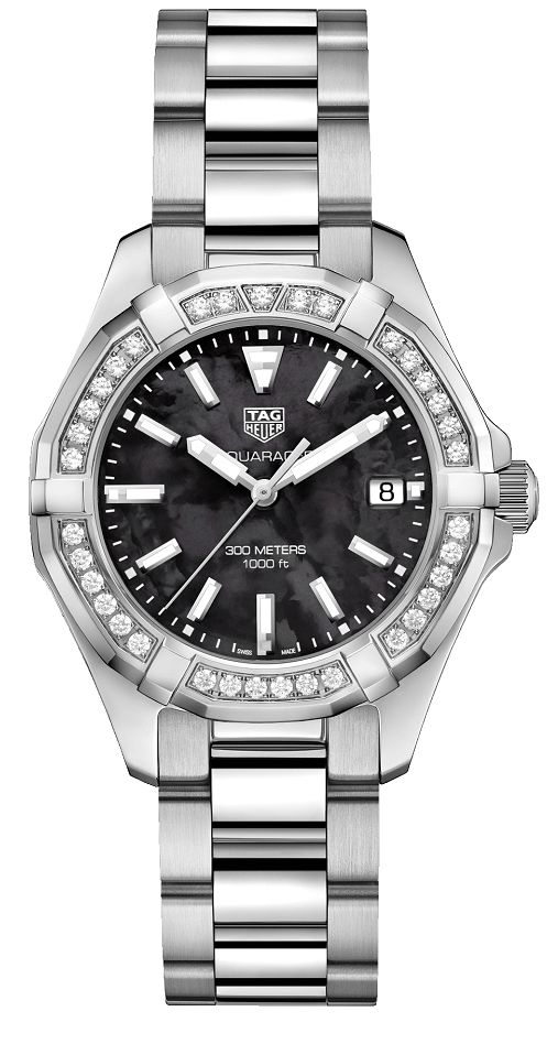 TAG Heuer Aquaracer 300M Quartz 35 Stainless Steel / Diamond / Black MOP / Bracelet